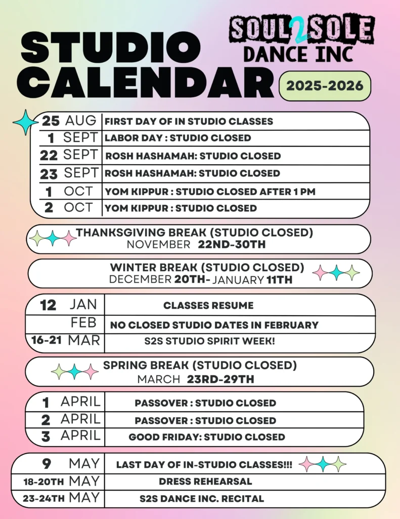 soul2sole event calendar