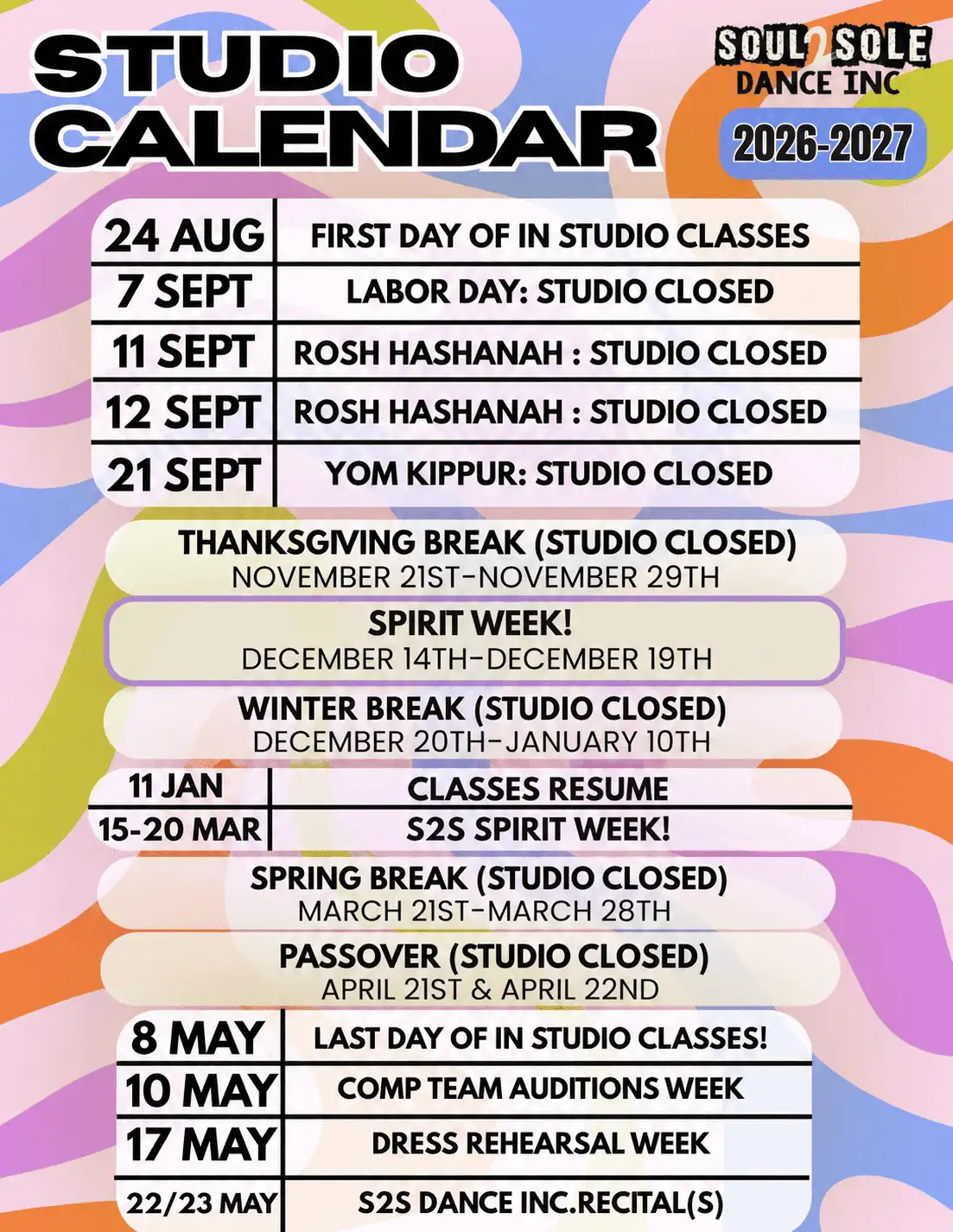 class-schedule graphic